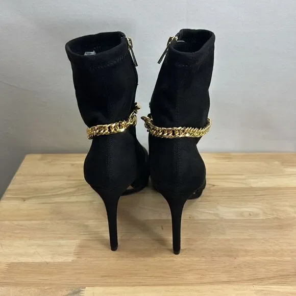 Jessica Simpson Women's Valyn Chain Stieletto Heel Dress Booties Size 11 NIB - Picture 4 of 13